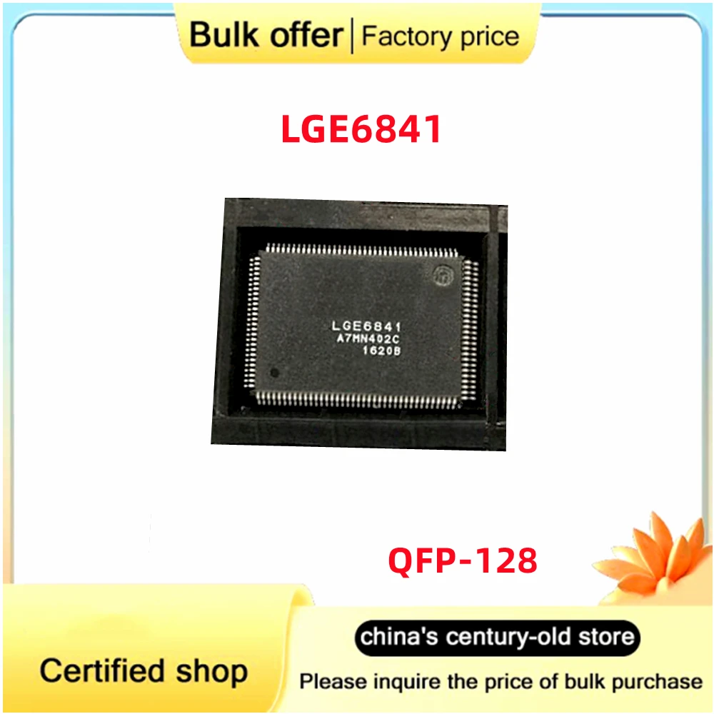 

Original LGE6841 6841 QFP-128 LCD Control IC chip integrated circuit ic