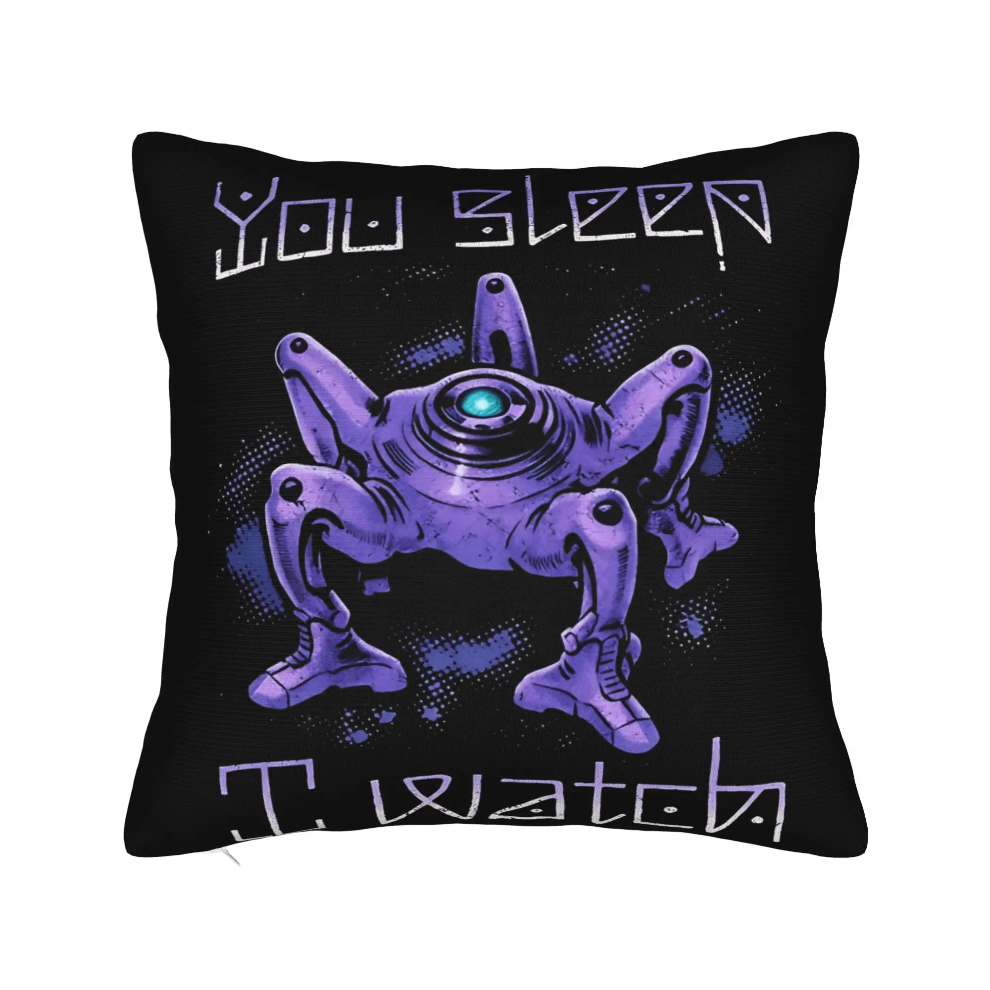 Custom Kawaii Pillow Cover for Living Room Chair - Project Hail Mary Design Featuring Rocky Ball