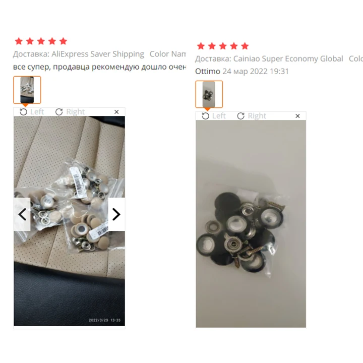 Car Accessories 10Pcs Universal Car Roof Repair Buckles Interior Ceiling Cloth Fixing