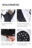 AONIJIE External Trekking Poles Bag Fish Bone Hiking Storage Pocket Opening Tightening Buggy Bag Lightweight 2 Colors 6