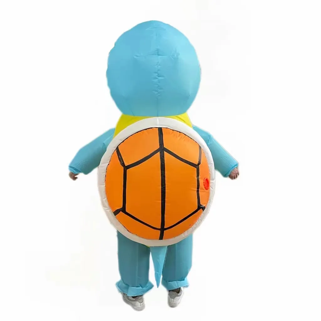 Miniso Squirtle Inflatable Cosplay Costumes Kawaii Kigurumi Turtle One Size Inflable Costume Disfraz For Adult