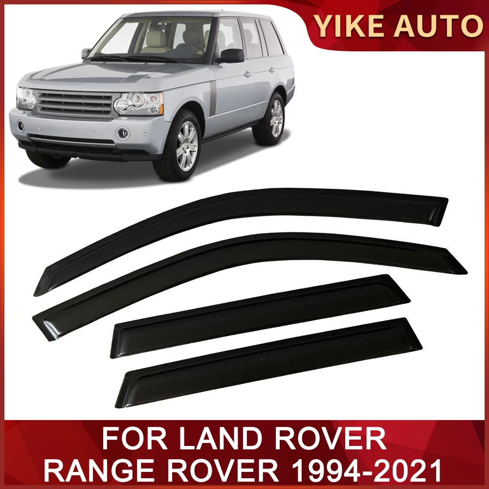 

Window Visor for LAND ROVER RANGE ROVER 1994-2021 Weathershied Door Visor Wind Sun Rain Guards Side Window Wind Deflectors Auto