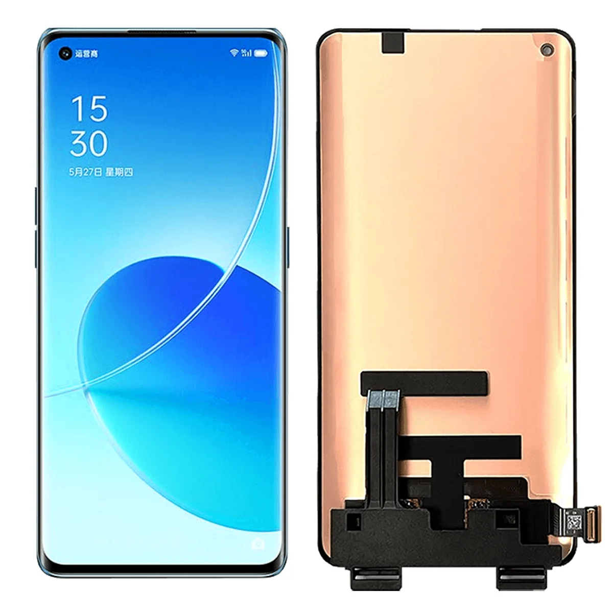 6.55" Original Super AMOLED For OPPO Reno5 Pro 5G Display Touch Screen Digitizer
