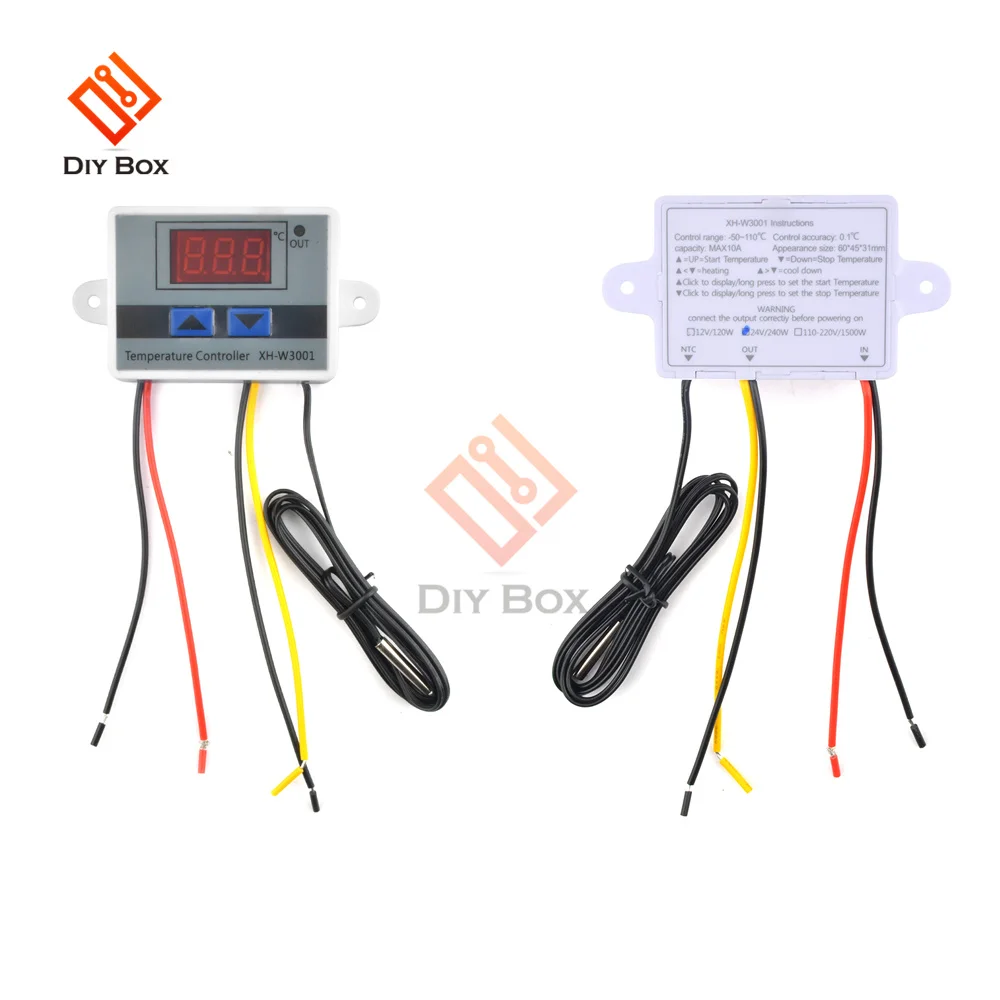 12V 24V 110V 220V LED Digital Temperature Controller Thermostat Thermoregulator Sensor Meter W3001 W3002 Heating Cooling smart thermostat,temperature humidity sensor,temperature humidity meter