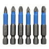 12pc S2 Steel Anti Slip Screwdriver Head Cross Electric Screwdriver Tool Set PH1/PH2/PH3/PZ1/PZ2/PZ3 2