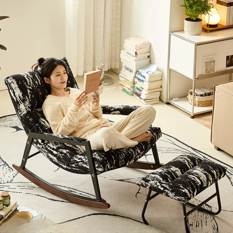 

Lazy person sofa chair can sleep, can lie down, rocking chair, family balcony lounge chair, leisure single chair, bedr