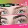 Brush Brow Tint Dye Waterproof Longlasting Black Brown Color Brow Gel Paint Tint Mascara Makeups Tool Brow Enhancer Cream Makeup 3