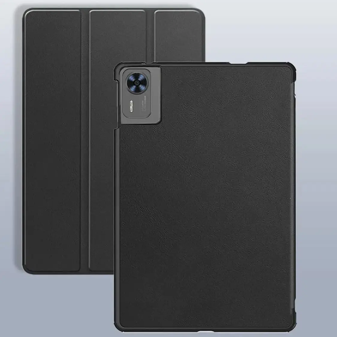 Tri-Fold Tablet Case with Hard Back Cover and Stand