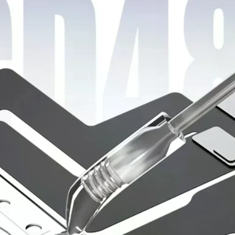 48 יחידות / קופסה מקל סינטטי מרצועת רזין נייד לניקוי עדשה והסרת אבק טביעת אצבע עבור כלי ניקוי עדשת מצלמה לטלפון