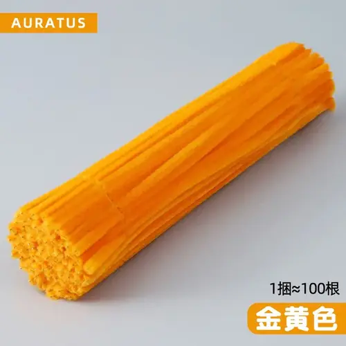 100/50Pcs Chenille Stems Bulk 22 Colors Chenille Pipe Cleaner Stems Kids Art and Crafts Projects and Decorations(6 mm x 12 inch) - Image 21