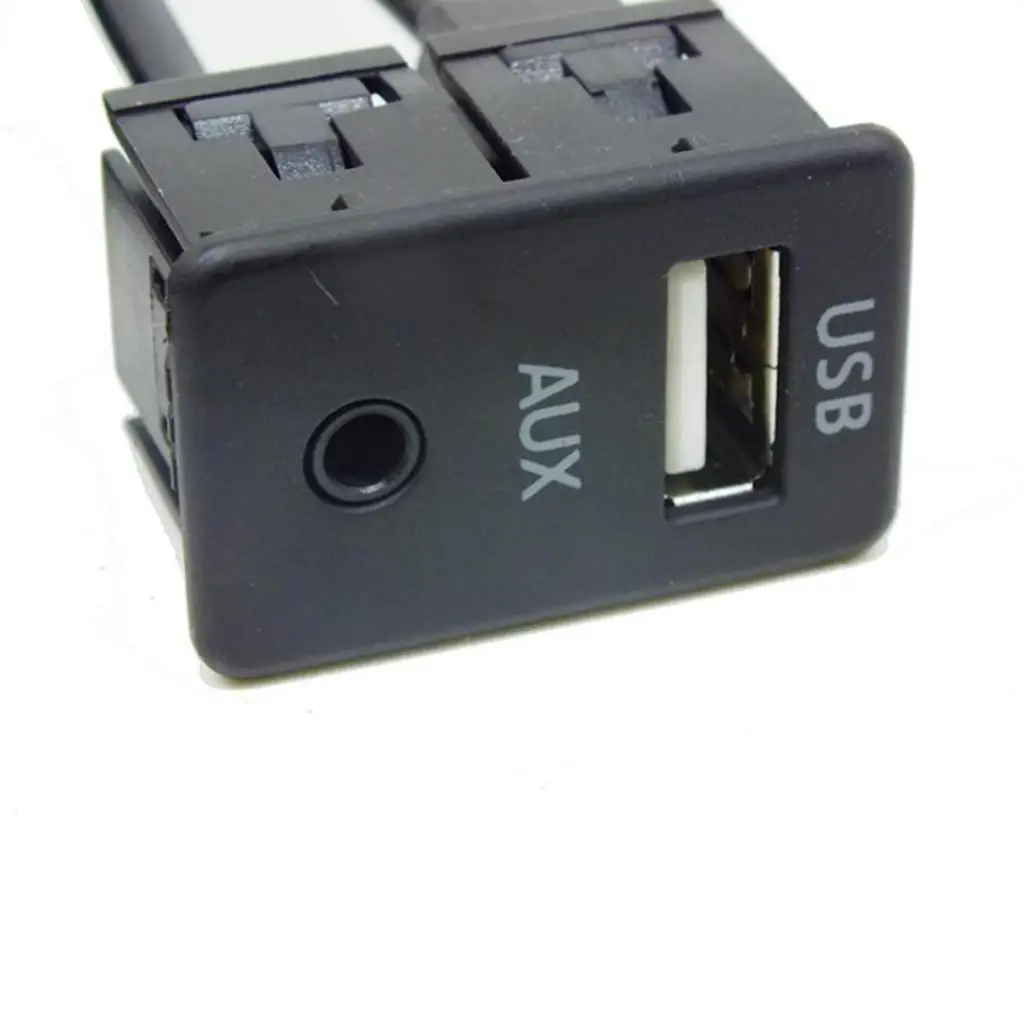 USB AUX 오디오 소켓 구리 코어 패널 마운트 연장 케이블 차량용 엔터테인먼트 시스템용 내구성 있는 Aux USB 변환기