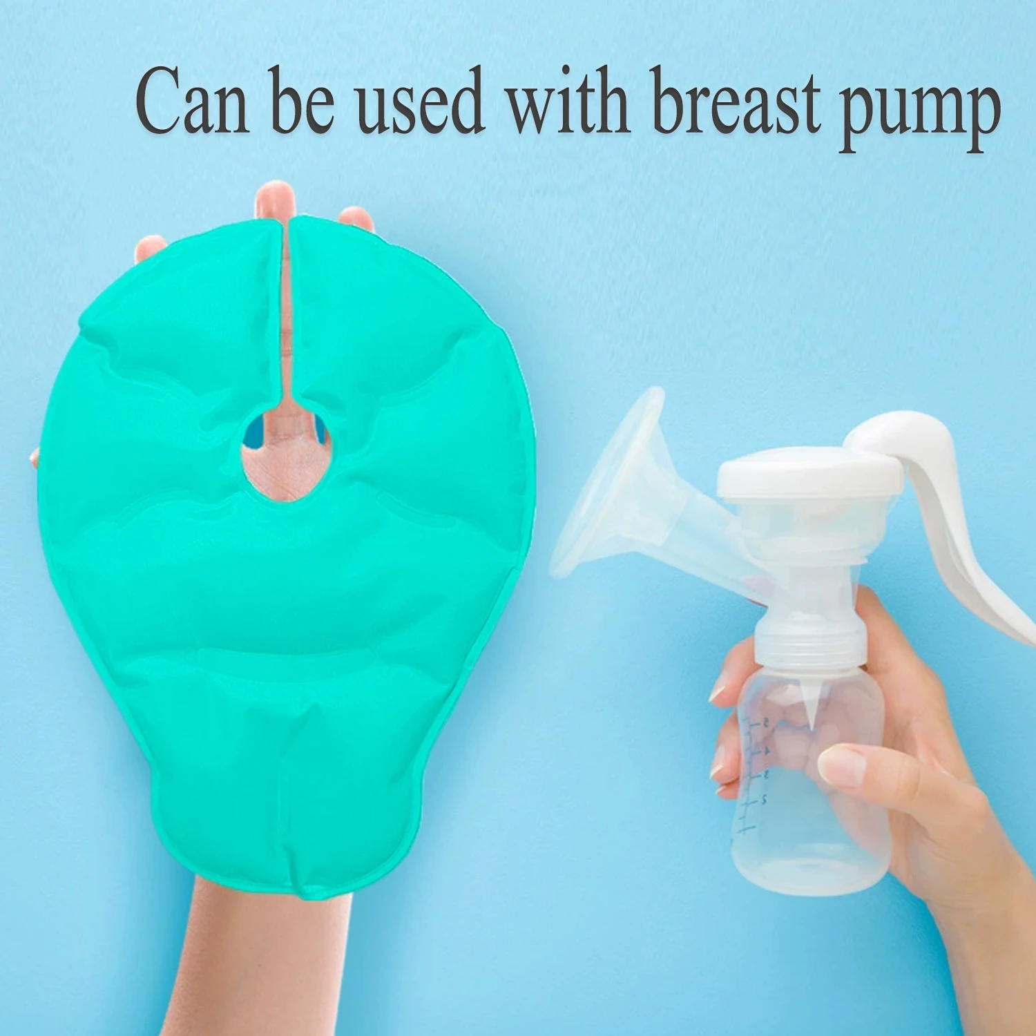 Breast Heating Pad Cooling Gel Packs Ice & Heat Therapy for Breastfeeding Post Surgery Recovery Reduction Nursing Pain Relief