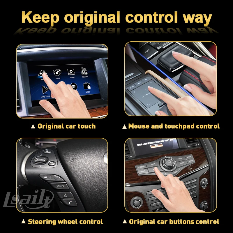 Wireless Apple Carplay Android Auto Interface For Nissan Pathfinder