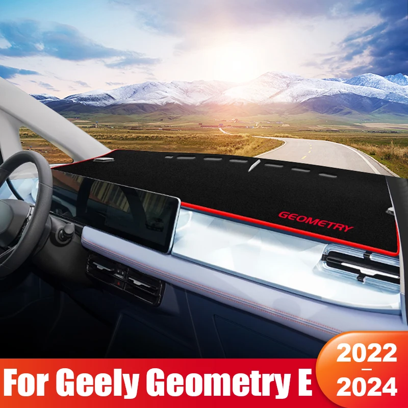

For Geely Geometry E 2022 2023 2024 Car Dashboard Sun Shade Cover Mat Instrument Panel Anti-UV Non-slip Pad Accessories
