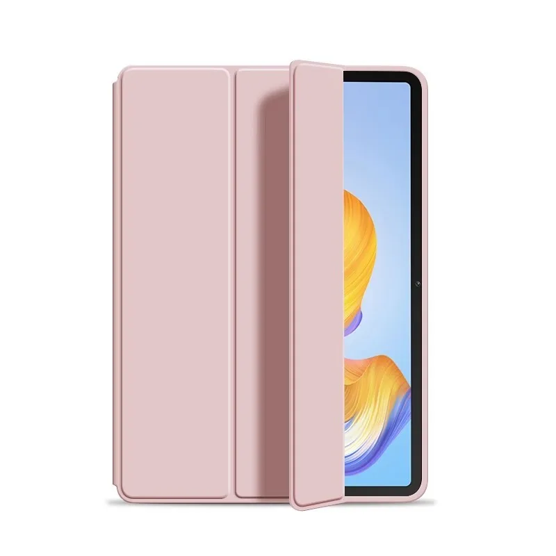 Premium Tri-Folding Stand Tablet Case with Soft TPU Liquid Silicone Cover