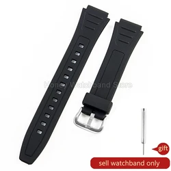 Eco - Friendly Recycled Resin Black Watch Strap with Convex Fastener - Hypoallergenic & Quick Release, 18mm - 18mm (Black - ST - K5)