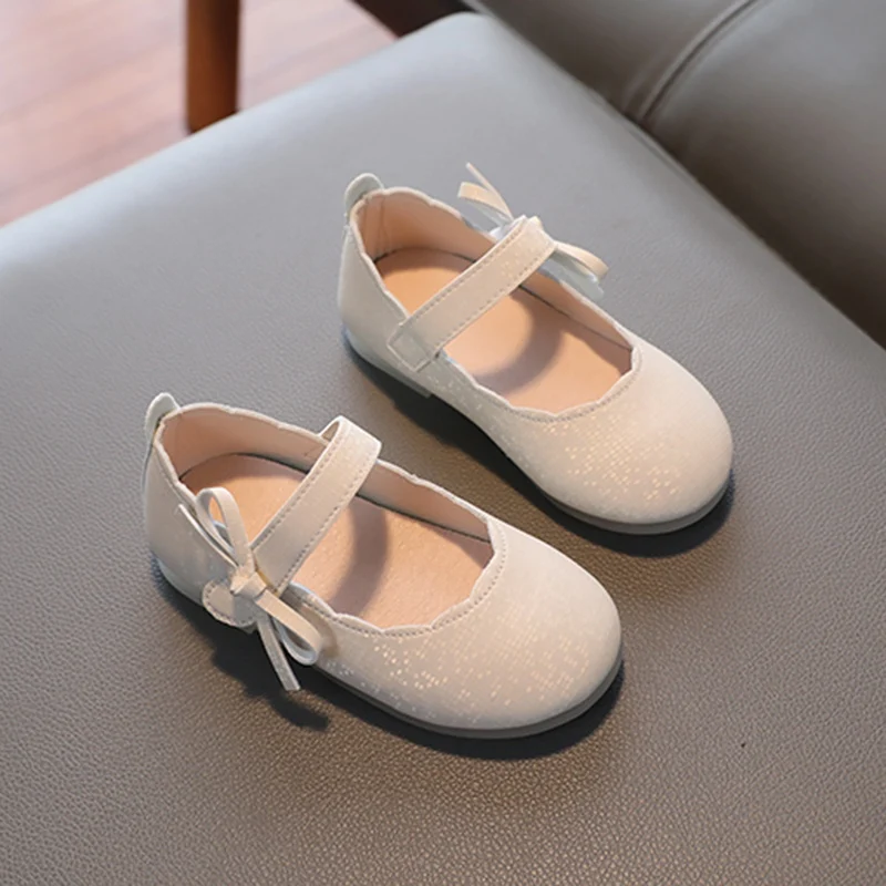 Description Picture 5 of itemToddler Little Girls Ballerina Flats Shoes Slip-on School Party Dress Shoes