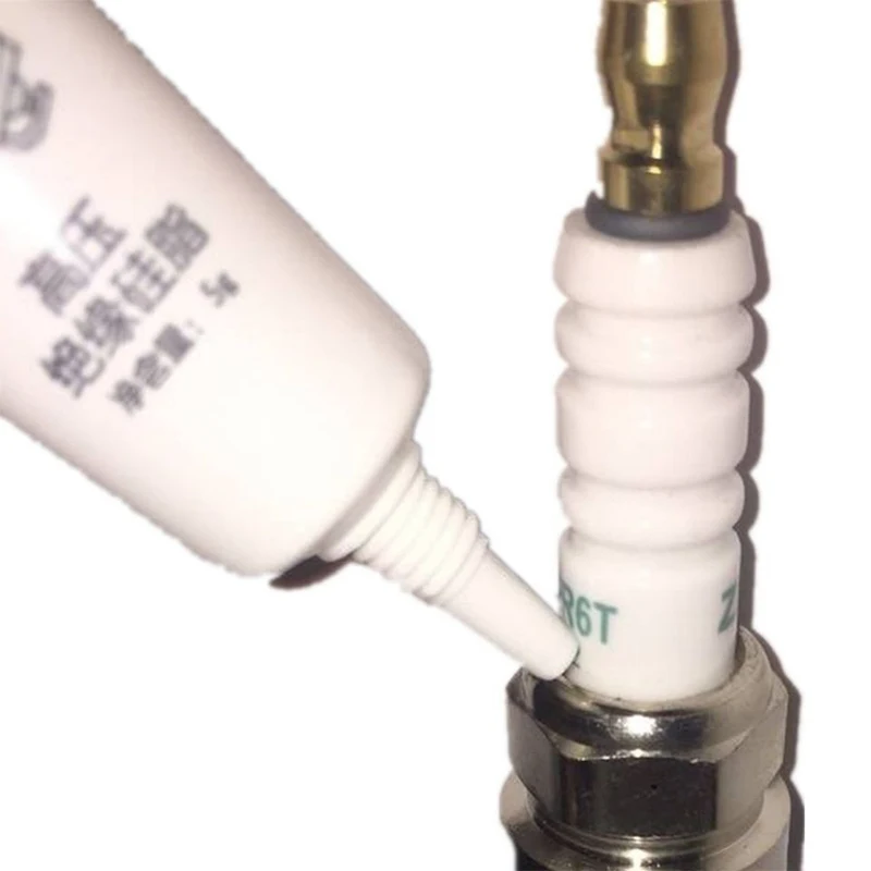 Car Spark Plug Insulation Grease 10pcs Automobile High Voltage Insulation Spark Plug Insulating Silicone Grease Car Accessories car lubricant silicone grease lubricant grease lubricant