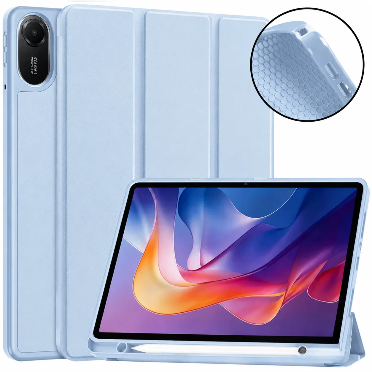 Smart Magnetic Tablet Case with Pen Holder Slot - Enhanced Protection