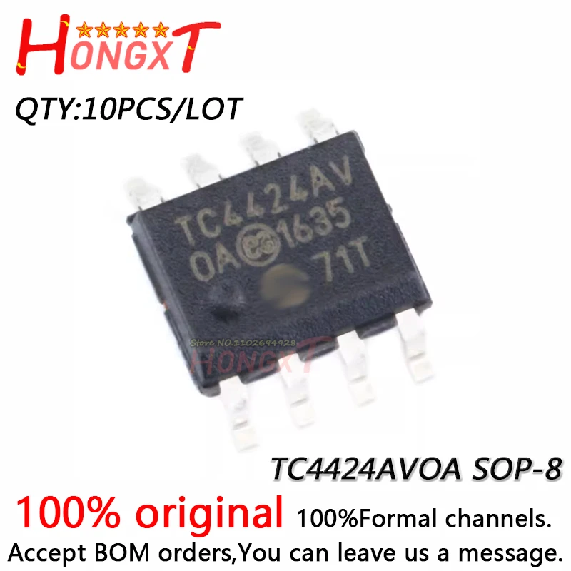 

10PCS 100% NEW TC4424AVOA SOP-8.Chipset
