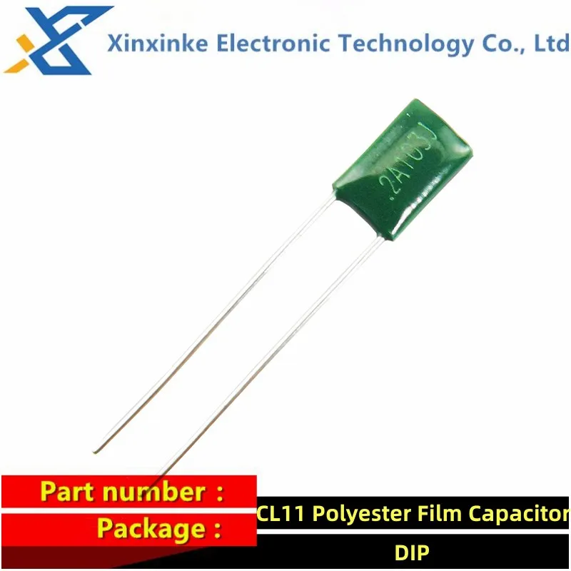 20PCS Polyester Film Capacitor CL11 100V 250V 400V 630V 1000V 2A102j 103J 104 152J 222J 332J 333J 472J 473J 2E 2G 2J 3A 5.6NF