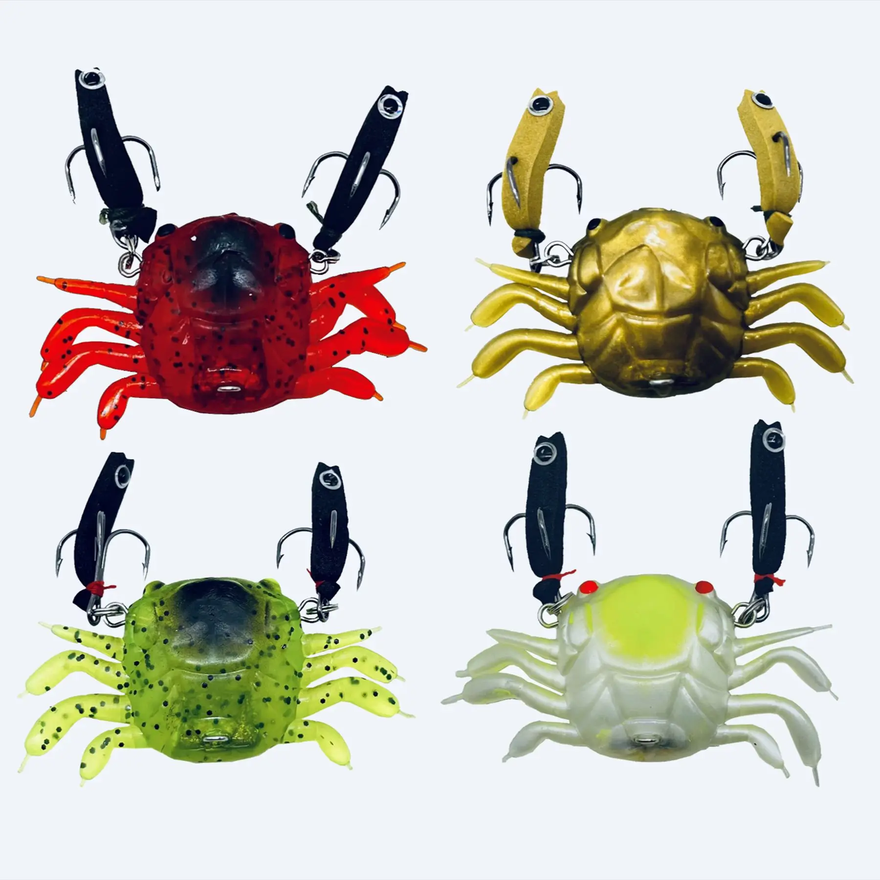 Sea crab 4.5cm/ 5.4g 6.5cm/13g 8cm/34.5g soft lure with lead inside for sea  fishing - AliExpress