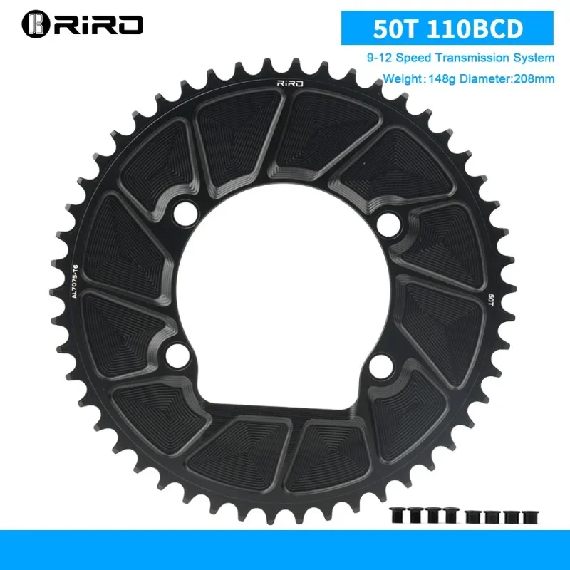 Bike Chainring 110BCD 46T 48T 50T 52T 54T 56T 58T Sprocket Road Bicycle Chainwhe