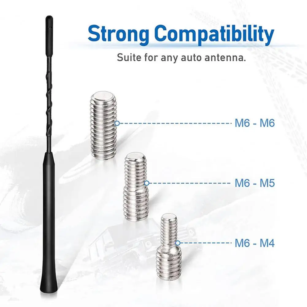 Antenna automatica creativa Autoradio sostituibile Sostituzione antenna FM/AM/DAB Installazione semplice Antenna per auto senza sbavature per camion - immagine 6