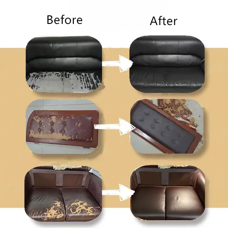 Waterproof PU Leather Self Adhesive Repair Patch for Sofa Table Chair