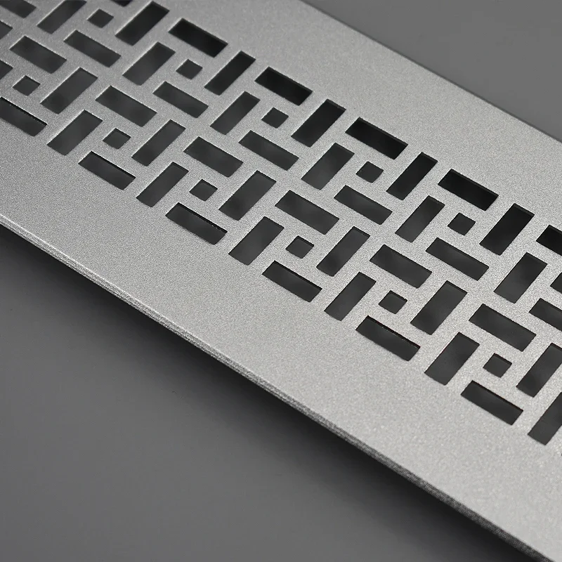 200X100mm  Aluminum Alloy Vents Perforated Sheet Air Vent Perforated Sheet Web Plate Ventilation Grille Vents Perforated Sheet
