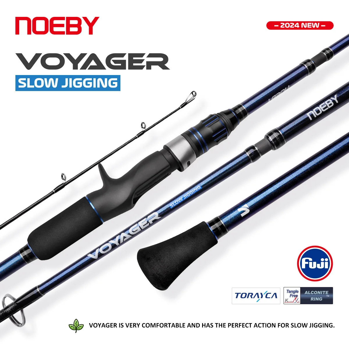 ノビー VOYAGER スロージギングロッド 富士 6'0