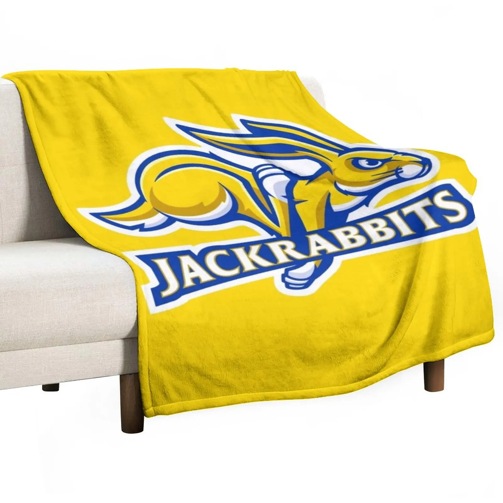 

the Jackrabbits-South Dakota State-icon Throw Blanket Hairy Blanket Sofas Tourist Blanket
