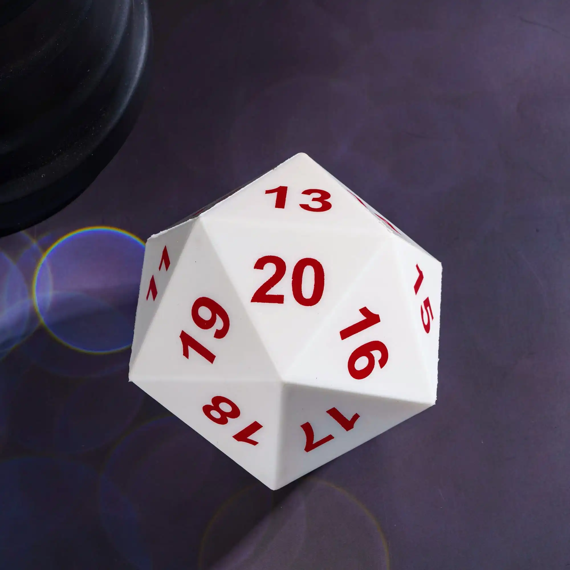 D20 Foam Decompression Dice 80MM DND Elastic 20 Side Polyhedral Dice Relax Relieve Stress for Role Playing Board Game Pathfinder