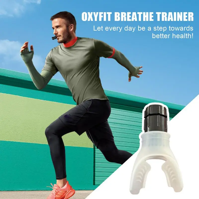 1Pcs Breathing Trainer Exercise Lung Fitness Trainer Lungs Training Outdoor Expiratory Breathing Exercise Device Healthy Care