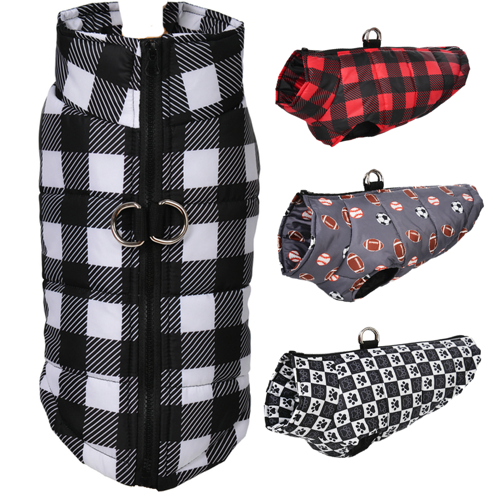 Dog Clothes Winter Jacket Windproof Coat For Small Medium Dogs Cats Waterproof Vest Pet Dog Clothing French Bulldog Pug