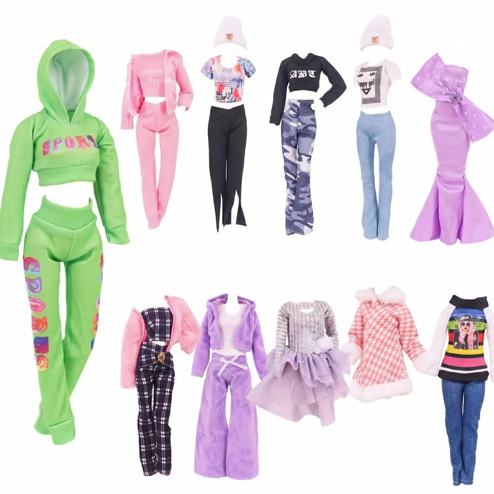 Ob11 Vestiti per bambole Set per scuola materna Ob11 Vestiti GSC, Molly,1/12bjd Vestiti per bambole Set di cappelli Giocattoli Accessori per abbigliamento per bambole (Blue