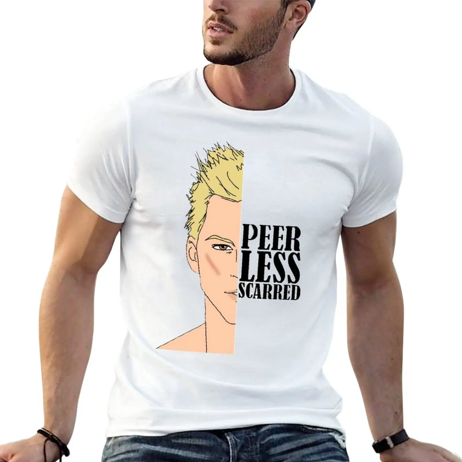 

Peerless Scarred (Male) T-Shirt summer tops custom t shirt funny t shirts mens graphic t-shirts big and tall