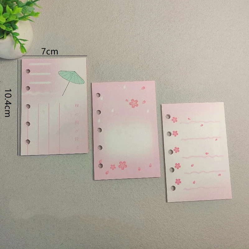 Cute & Colorful Loose Leaf Journal Pages - 60 Sheets
