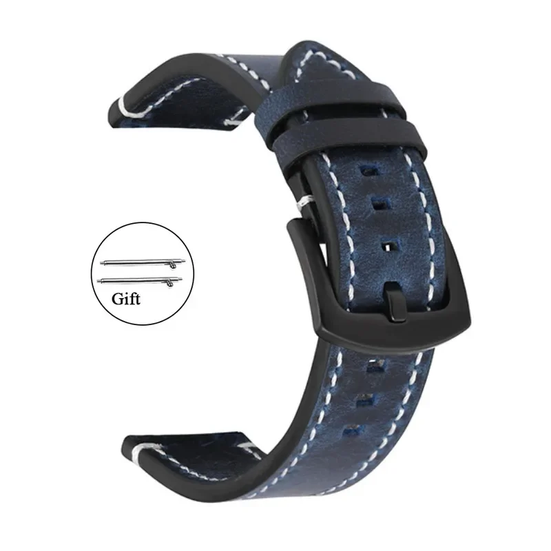 Genuine Retro Calf Leather Watchband Strap - Premium Sport Belt