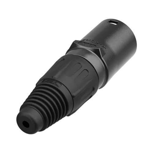Neutrik etherCON RJ45 CAT5 Network Plug Male NE8MX-B-1 Cable connector carrier consists of a black chromium shell 3.5-8mm Cabl
