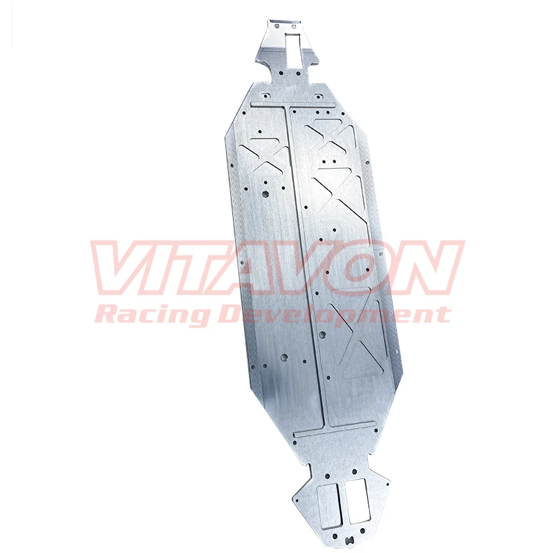 

VITAVON переконструированный CNC Alu 7075 противоскользящая пластина, основное шасси для Losi LaserNut