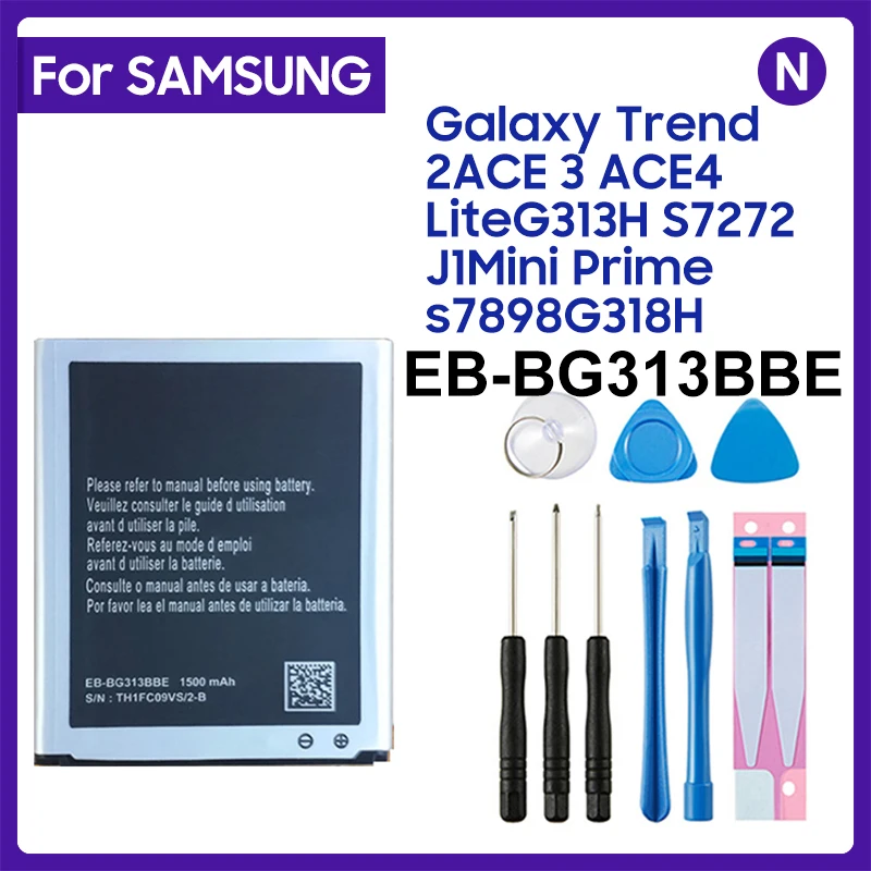Per Samsung Eb-Bg313Bbe 1500Mah Batteria Per Samsung Galaxy Trend 2 Ace 3 Ace4 Lite G313H S7272 J1 Mini Prime S7898 G318H