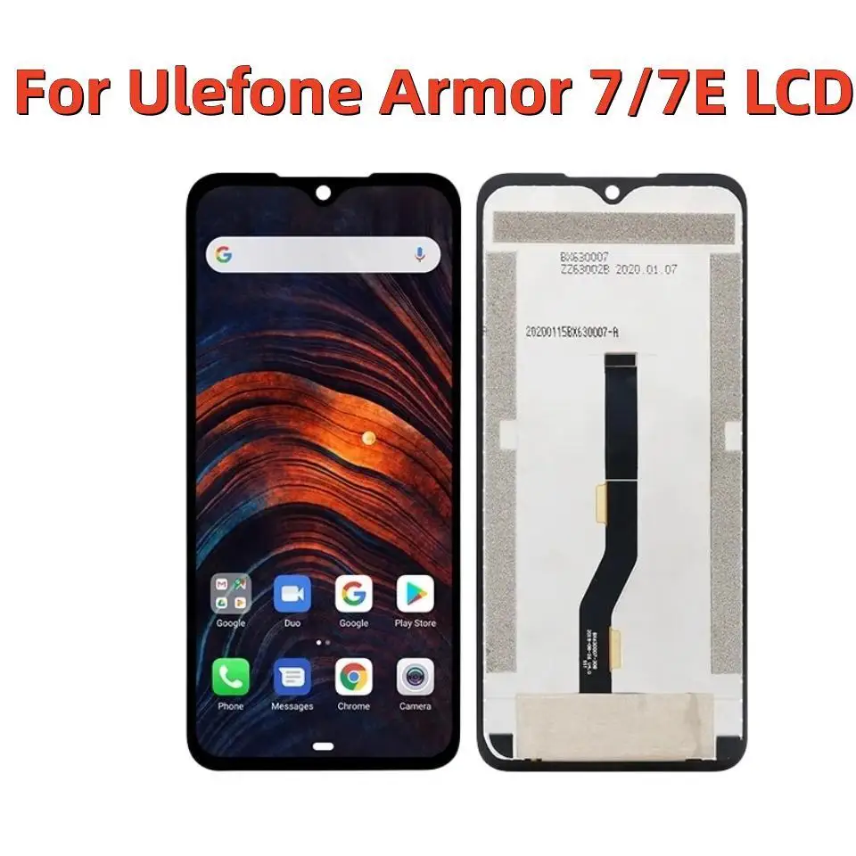 

Для Ulefone Armor 7/7E жк сенсорный экран дигитайзер + рамка дисплей модуль ремонт замена мобильного телефона