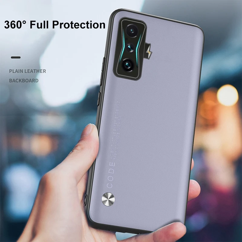 Luxury PU Leather Case For Xiaomi Redmi K40 K50 Gaming K50 Pro Cover Business Silicone Matte Phone Case For Poco F3 F4 GT Coque