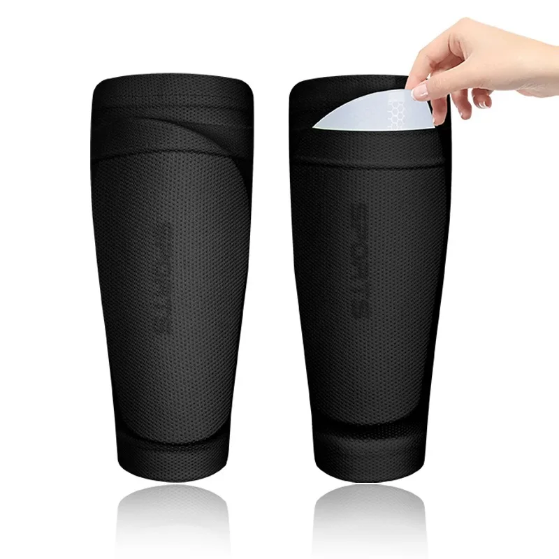 Soccer Shin Guards Shin Guard Pads 1 Pair Shin Guard Sleeves Soccer Youth Calf Support Sleeves Football Leg for Men Kids Adult Sports