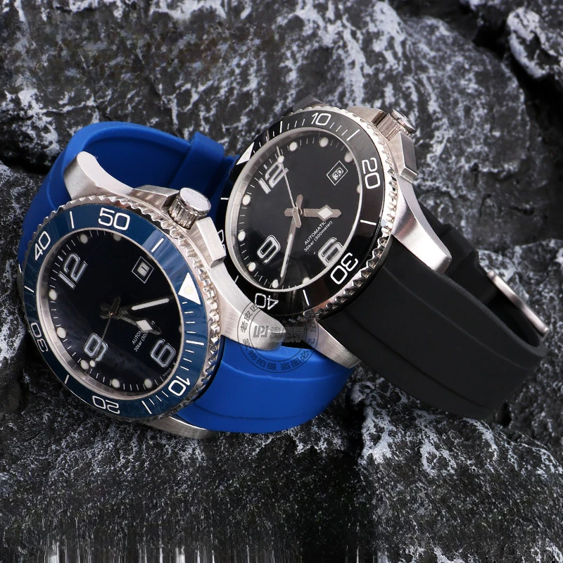 Per Longines Conquest L3 Sport Diving Adventure Accessori In Silicone L3.781.4 L3.742.4 Interfaccia Arc 20 Cinturini Da 22Mm