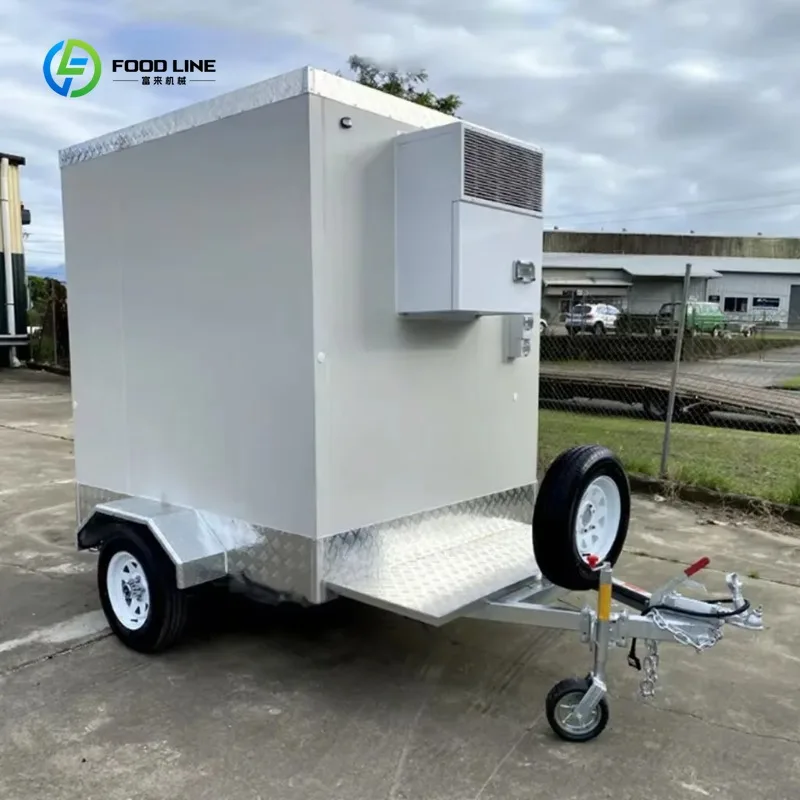 Camion Frigorifero per Stoccaggio in Celle Frigorifere, Rimorchio Refrigerato, Cella Frigorifera Mobile per Trasporto Alimenti Commerciale Personalizzato
