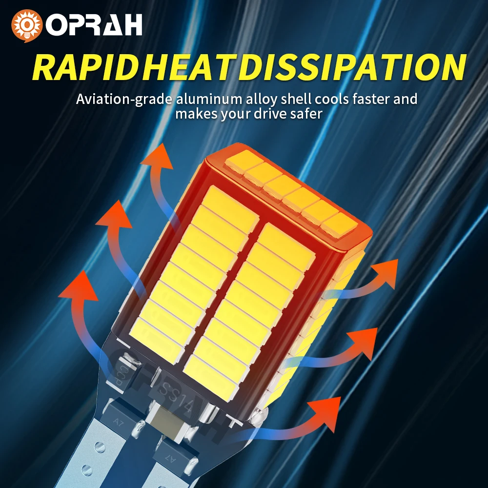 Oprah ڵ   ü LED , ĵ  , 921 912 LED  , 6500K ȭƮ 12V, W16W T15, 2 