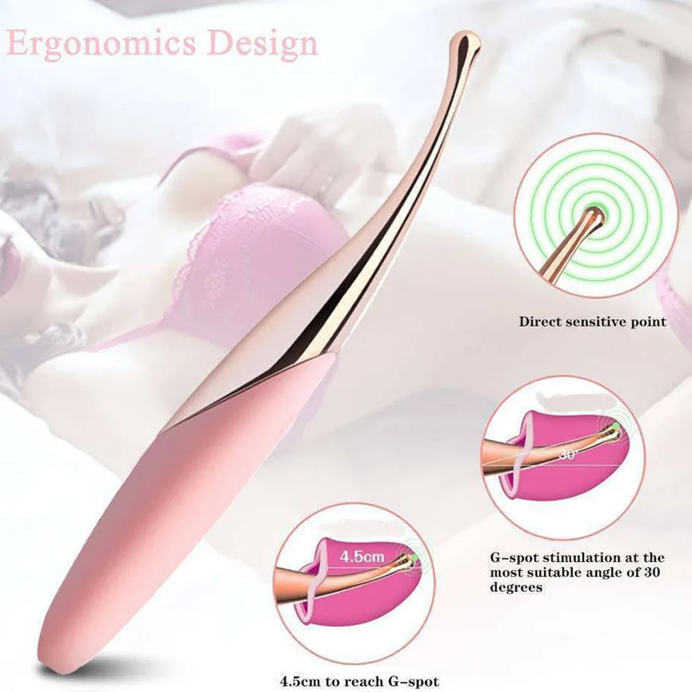 Orgasm Finger Vibrator G-Spot Dildo Clit Nipple Wand Massager Sex Toys For Women sex toys