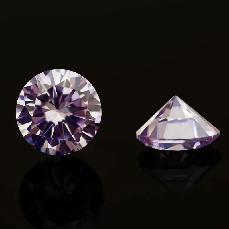 0,8 mm ~ 10 mm 10 Stück ~ 500 Stück 5A Zirkonia-Steine, mehrfarbig, runde Form, Brillantschliff, CZ-Stein, synthetische Edelsteine, Perlen für Schmuck – Detail 33